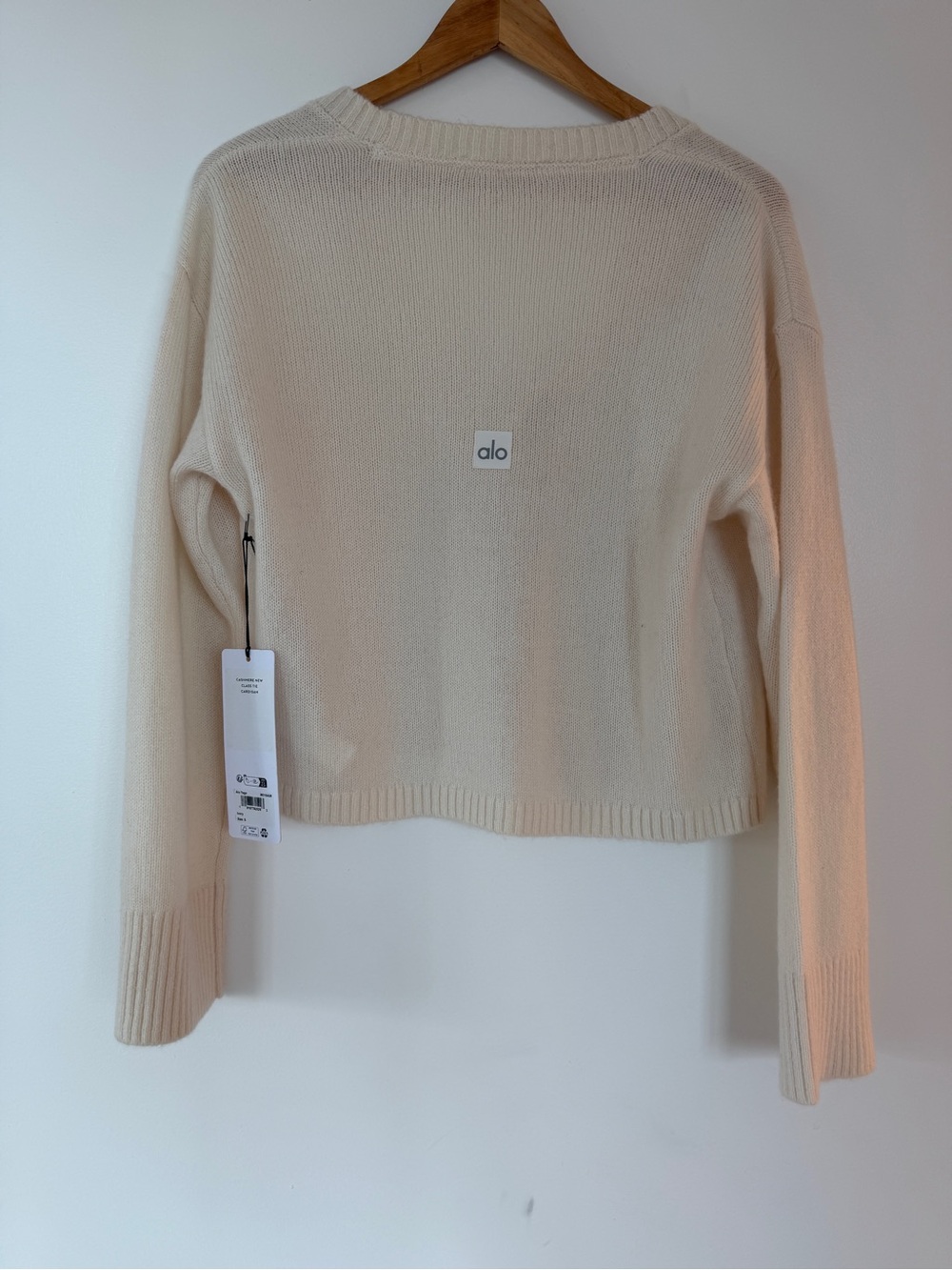 ALO Yoga Wool Cashmere New Class Tie Cardigan - Picture 6 of 7